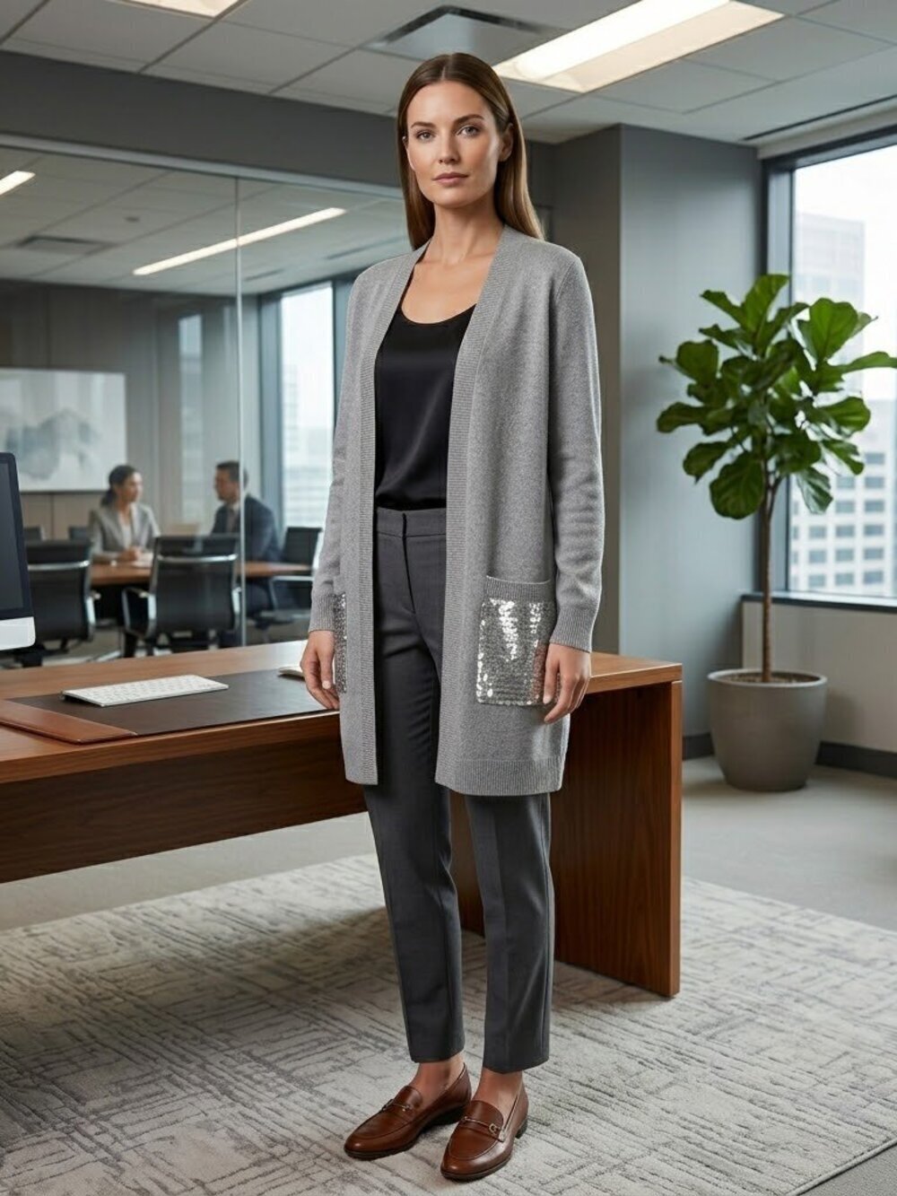 Kobi Halperin Phoebe Long Cardigan Sweater